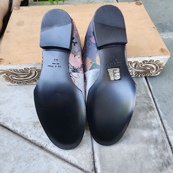 Beautiful Floral Velvet Rag & Bone Loafers - Picture 7 of 7